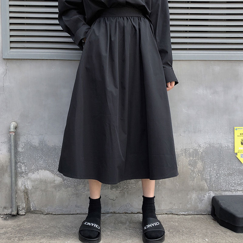 【別売り】ゆるい雰囲気ファッション不規則シャツ/ロングスカート