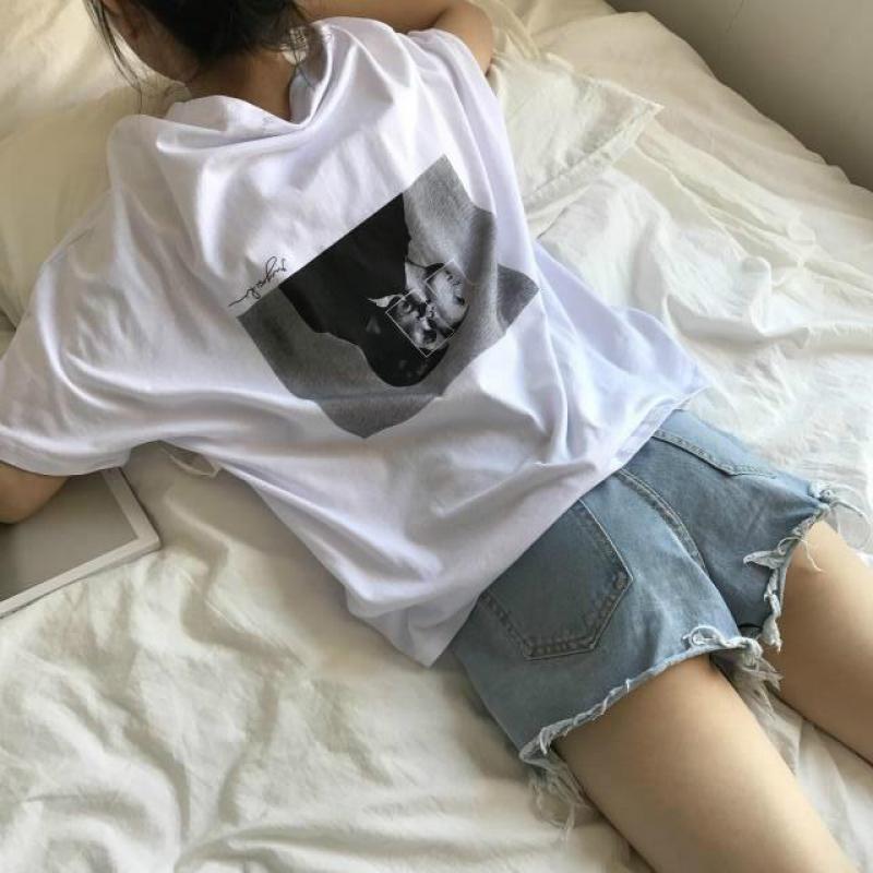 プリントシンプル着心地いいコットン超お得なＴシャツ